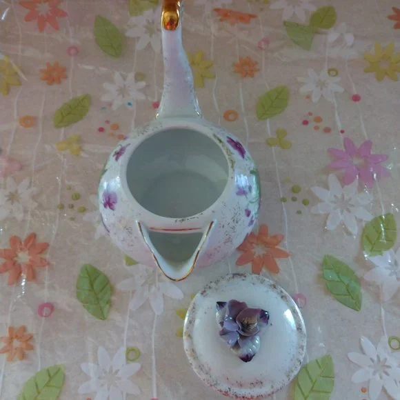 Lefton Swan Creamer with Cover Vintage - Picture 6 of 9